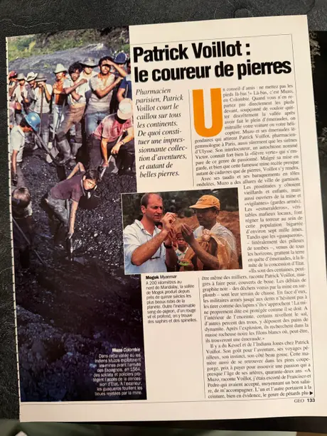 GEO — le coureur de pierres